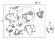 Cadillac CTS Steering Wheel Diagram - 84304477