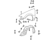 1998 Chevy Prizm Fender Splash Shield Diagram - 94857073