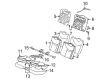 2005 Saturn Ion Seat Cushion Pad Diagram - 10356292