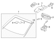 2014 Cadillac CTS Mirror Cover Diagram - 22761849