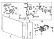 Buick Enclave A/C Compressor Diagram - 84308629