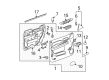 2008 GMC Yukon XL 2500 Door Handle Diagram - 22855606