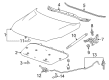 Chevy Malibu Limited Lift Support Diagram - 25931541