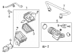 2022 Cadillac CT4 Air Hose Diagram - 12664186