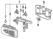 Oldsmobile 88 Headlight Diagram - 16515619