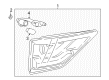 2018 Chevy Traverse Tail Light Diagram - 85164974