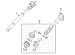 Chevy Silverado 1500 Steering Column Seal Diagram - 15913514