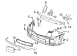 Cadillac Bumper Diagram - 12335777