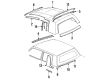 1993 Cadillac Fleetwood Emblem Diagram - 25615639