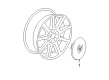 2010 Cadillac DTS Wheel Cover Diagram - 9597188