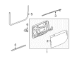 2006 Chevy SSR Door Seal Diagram - 15829007