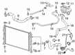 2021 GMC Yukon Radiator Hose Diagram - 84545561