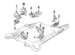 1987 Cadillac Brougham Engine Mount Diagram - 22200884