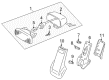 2004 Pontiac Vibe Headlight Bulb Diagram - 16524326