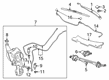 2022 Cadillac XT5 Wiper Arm Diagram - 84934481