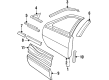 Chevy Impala Door Moldings Diagram - 16616166