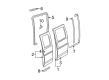 2021 Chevy Express 2500 Weather Strip Diagram - 23345375