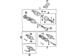 2000 Chevy Prizm CV Boot Diagram - 26053177