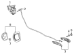 Chevy Corvette Door Handle Diagram - 84890756