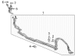 Chevy Traverse A/C Hose Diagram - 23442207