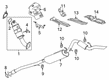 2023 GMC Sierra 3500 HD Exhaust Heat Shield Diagram - 84630083