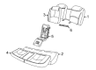 1998 Buick Century Seat Cushion Pad Diagram - 12454667