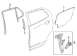 2021 GMC Terrain Door Seal Diagram - 84924800