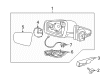 2011 Buick LaCrosse Side View Mirrors Diagram - 22857440