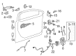 Chevy Malibu Limited Door Latch Cable Diagram - 22847459