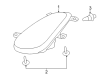 2006 Pontiac Solstice Headlight Diagram - 25932032