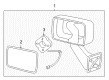 Hummer H3 Side View Mirrors Diagram - 20836083