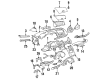 Chevy Corvette Door Striker Diagram - 10137258