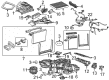 2017 GMC Sierra 1500 A/C Switch Diagram - 84258729