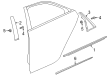 Cadillac CT6 Door Moldings Diagram - 84359476