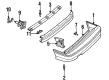 1991 Chevy Cavalier Bumper Diagram - 22538765