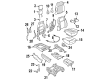 2004 Chevy Venture Seat Cushion Pad Diagram - 88955588