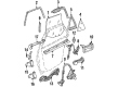 1997 Oldsmobile Cutlass Window Regulator Diagram - 16602860