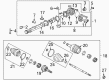 2012 Chevy Captiva Sport Differential Seal Diagram - 23276834