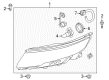 2012 Chevy Volt Headlight Diagram - 22902126