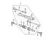 2007 Saturn Aura Rack And Pinion Diagram - 19303500