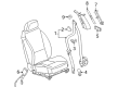 2008 Pontiac G6 Seat Belt Diagram - 89024187