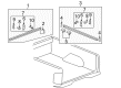 Chevy Silverado 1500 Bed Mounting Hardware Diagram - 19206644