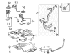 Buick LaCrosse Fuel Filler Hose Diagram - 22944789