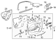 Chevy Equinox Door Handle Diagram - 84593759