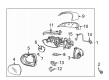 Chevy Bolt EUV Mirror Cover Diagram - 42779364