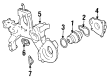 Oldsmobile Water Pump Gasket Diagram - 12583048