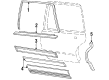 1989 Oldsmobile 98 Door Moldings Diagram - 20743450