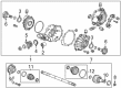 2017 Cadillac CTS Axle Shaft Diagram - 23154590