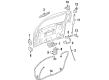 Oldsmobile Silhouette Tailgate Handle Diagram - 10341854