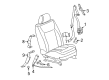 2009 Buick Lucerne Seat Belt Diagram - 19149130